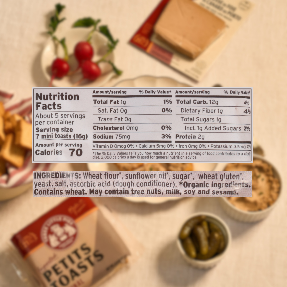 Organic Petits Toasts