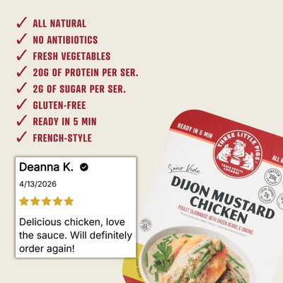 Sous-Vide Dijon Mustard Chicken