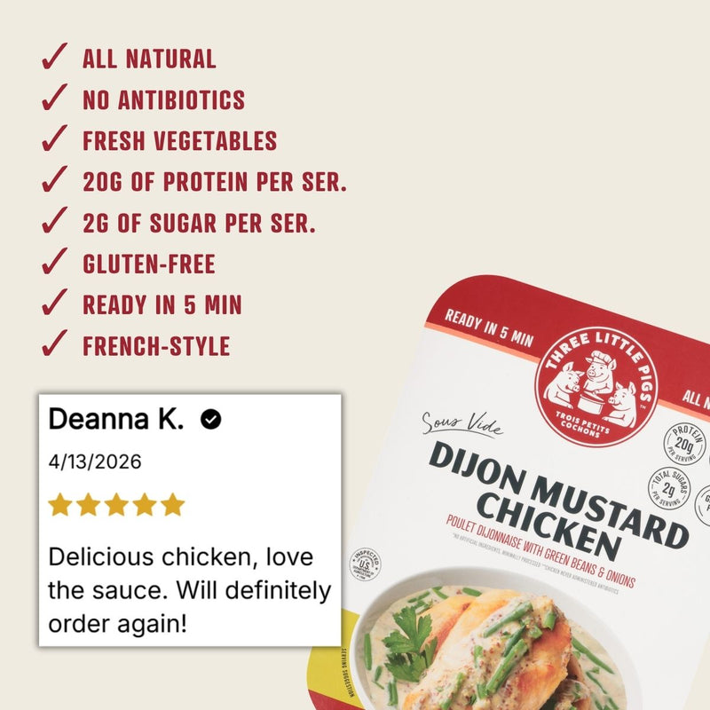 Sous-Vide Dijon Mustard Chicken
