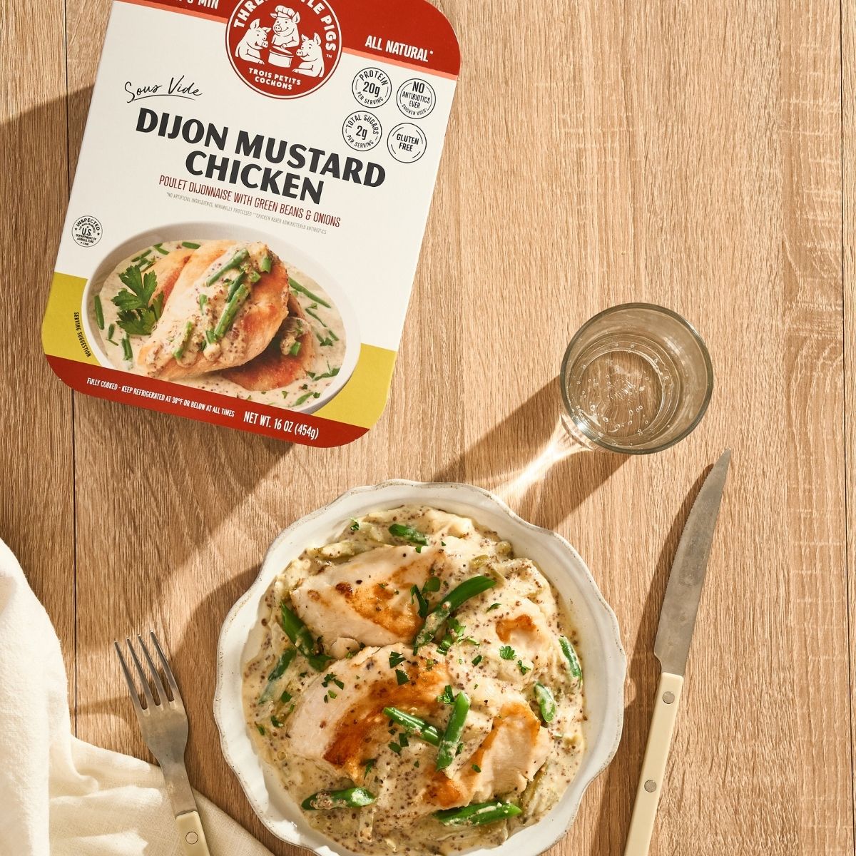 Sous-Vide Dijon Mustard Chicken